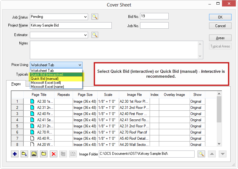 QB - 06.03 Creating Interactive Bids | On Center Software Support