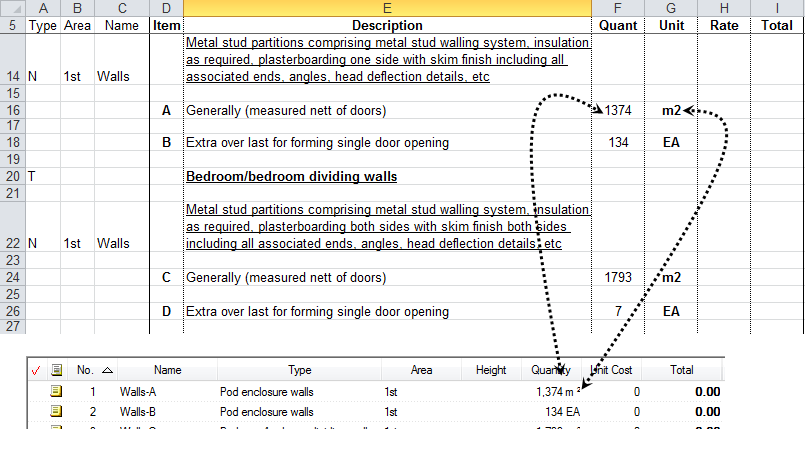 QB - 07.02.03 Imported Quantity Survey Condition Names, Notes, Types